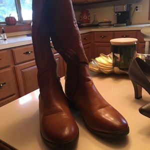 Knee high riding boots